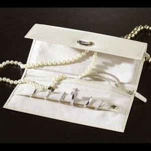 Pottery Barn travel jewelry roll